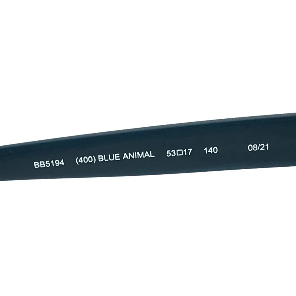 Bebe Eyeglasses Frames BB5194 400 BLUE ANIMAL Black Zebra Print 53-17-140